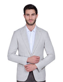 Slim-Fit 2-Piece Mismatched Suit - Light beige
