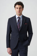 Jakamen Men’s Suit – Wool Blend - Navy