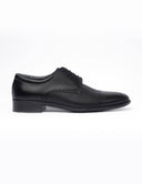 Men’s derby semi-textured shoes - Black