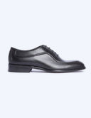 Men’s oxford semi textured and comfy shoes - Black
