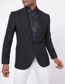 Men’s Slim Fit Classic Blazer - Black