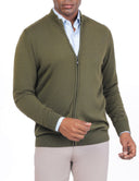 Men’s Classic Plain Pullover - Olive