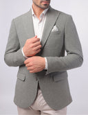 Men’s Slim-Fit classic blazer - Olive