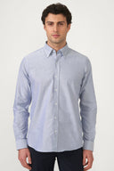 Jakamen Men’s Comfort Fit Shirt - Blue
