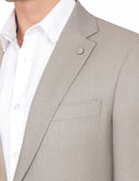 Slim-Fit Men’s Classic Blazer - Beige