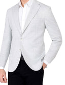 Slim-Fit Linen Blazer - Light olive