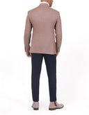 Men’s Classic Blazer in Wool - Coffee
