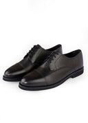 Deer Leather Derby Shoes — Premium Everyday Formal - Black