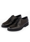 Deer Leather Derby Shoes — Soft Everyday Luxury - Black