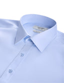 Plain Non-Iron Shirt - Light blue