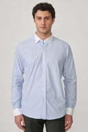 Jakamen Men’s Comfort Fit Shirt - Blue
