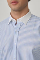 Jakamen Men’s Comfort Fit Shirt - Blue