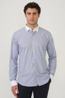 Jakamen Men’s Comfort Fit Shirt - Navy