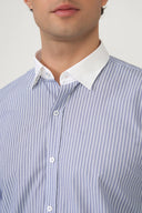 Jakamen Men’s Comfort Fit Shirt - Navy