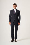 Jakamen Men’s Formal Suit – Vitale Barberis Wool - Dark navy