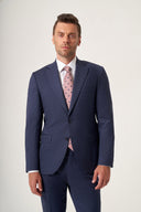 Jakamen Men’s Formal Suit – Vitale Barberis Wool - Navy