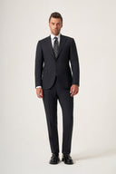 JAKAMEN Men’s Formal Suit – Vitale Barberis Wool - Black