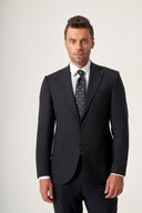 JAKAMEN Men’s Formal Suit – Vitale Barberis Wool - Black