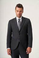 JAKAMEN Men’s Formal Suit – Vitale Barberis Wool - Dark Grey