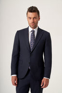 JAKAMEN Men’s Formal Suit – Vitale Barberis Wool - Navy