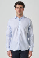 Jakamen Men’s Comfort Fit Shirt - Blue