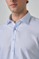 Jakamen Men’s Comfort Fit Shirt - Blue