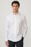 Jakamen Men’s Comfort Fit Shirt - White