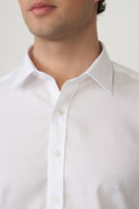 Jakamen Men’s Comfort Fit Shirt - White