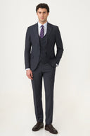 Jakamen Men’s Vest Suit – Matching Vest - Navy