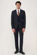Jakamen Suit with Vest - Navy