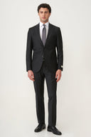 Jakamen Men’s Suit – Wool Blend - Dark Grey