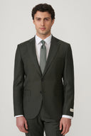 Jakamen Men’s Suit – Wool Blend - Olive