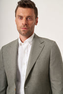 JAKAMEN Vitale Barberis Wool Blazer - Olive