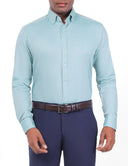 Slim-Fit Oxford Dress Shirt - Mint green