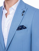 Summer Slim-Fit Classic Blazer - Blue
