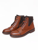 Men’s half boot – genuine leather - Light brown