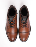 Men’s half boot – genuine leather - Light brown