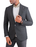 Men’s Wool Classic Blazer in Slim Fit - Olive