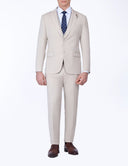 Slim-Fit 3-Piece Classic Suit - Beige