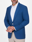 Slim-Fit Men’s Classic Blazer - Blue