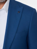 Slim-Fit Men’s Classic Blazer - Blue