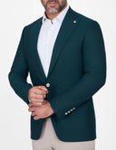 Slim-Fit Men’s Classic Blazer - Green