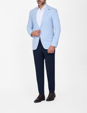 Slim-Fit Men’s Classic Blazer - Light blue