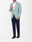 Slim-Fit Men’s Classic Blazer - Light olive