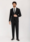 Wool Blend Perfumed Suit - Black