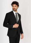 Wool Blend Perfumed Suit - Black