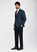 Mismatch Notch Lapel Suit - Navy