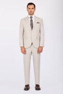 Slim Fit Suit - Beige