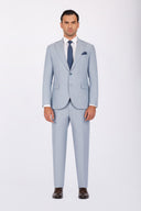 Slim Fit Suit - Light blue