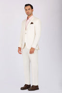 Slim Fit Suit - Off white